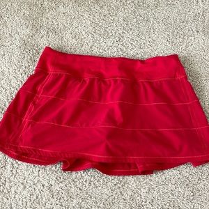 Lululemon run pace rival mid rise skirt
